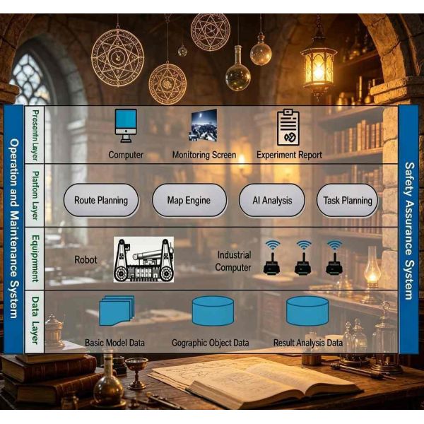 MR-CLIP Integrated Platform with Four-Layer Architecture for Real-Time Monitoring and Mesh Networking in Radiation Detection