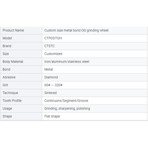 150mm Diamond Grinding Wheels , Pcd Grinding Disc For PCD PCBN Tools
