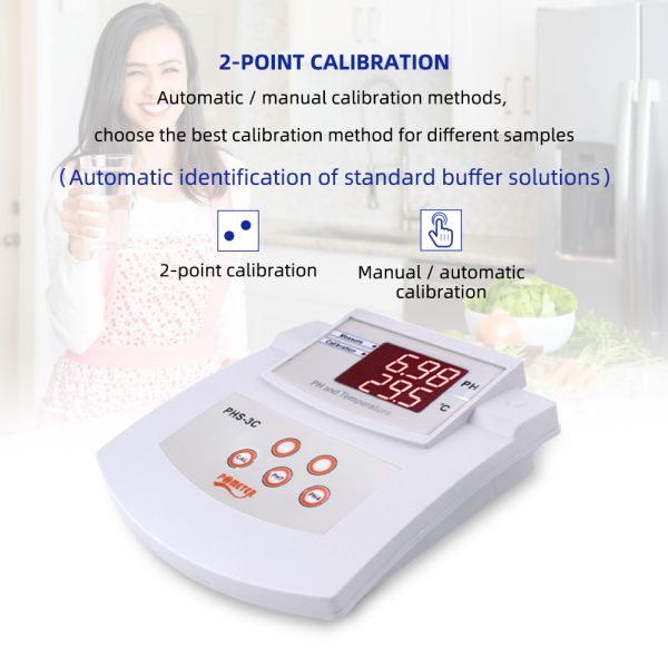 PHS-3C PH Meter complete setup