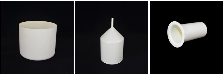 High Grade Alumina Ceramic Crucible for Semiconductor Crystal Growth Applications