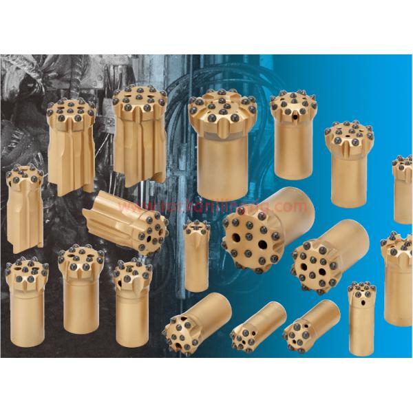 Construction / Mining High Speed Drill Bits , Forging Industrial Drill Bits
