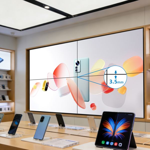46 Inch LCD Video Wall 3.5mm Bezel Indoor Advertising Display