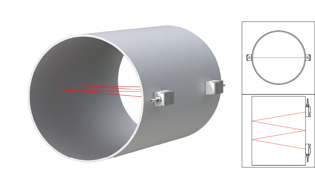ST501 PT100 Ultrasonic Energy Meter Clamp On Type with Transit Time Flow Measurement Technology for Accurate Monitoring of Liquid Flow Rates