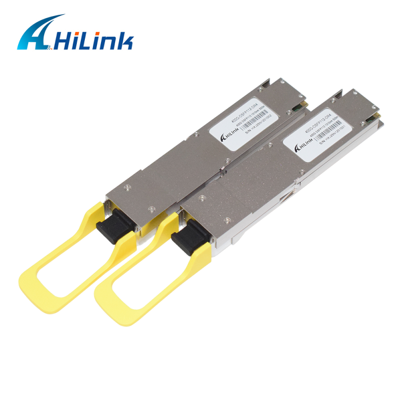 Hilink OSFP-400G-DR4 400G Optical Transceiver with 1310nm Wavelength 500m Distance and MPO-12 Connector