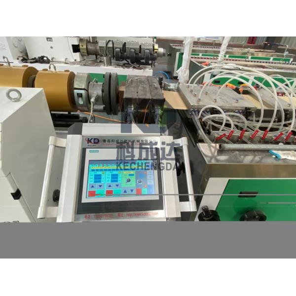 Automatic Buckle Plate Plastic Profile Extruder Machine UPVC PVC Profile Extruder