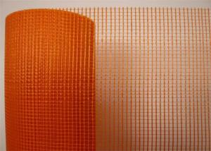 China Plain 160g 5x5mm Fiber Glass Mesh Orange Fiberglass Mesh Reinforced For Wall on sale
