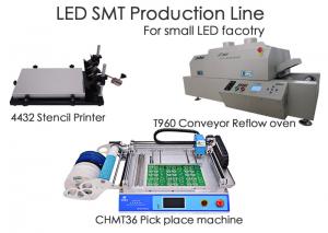 Buy cheap Chip Mounter / Stencil Printer / Reflow Oven LED SMT Production Line product