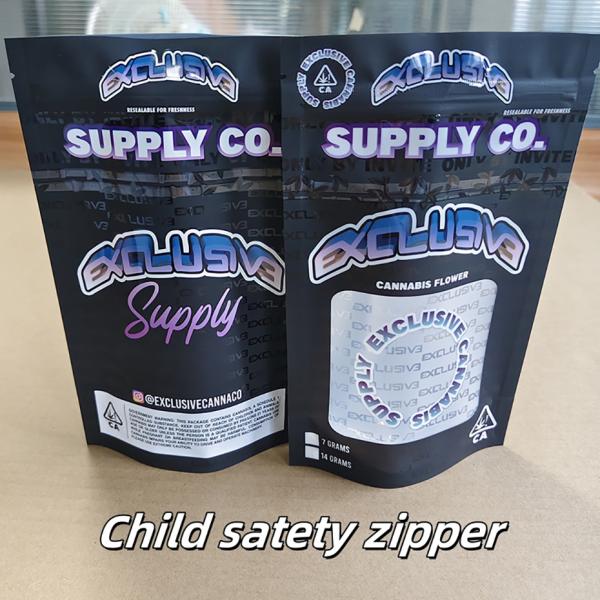 Certified Child Proof Zipper Bags For Pharmaceuticals Packaging, Featuring Greaseproof And Custom Printing.