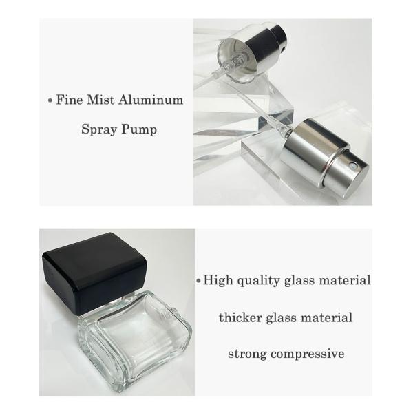 30ml 50ml 100ml Hot Selling Unique Screw Neck Empty Custom Cute Spray Perfume Bottles