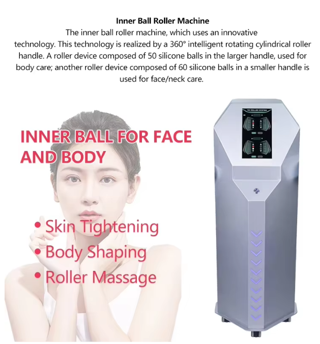 360 Rotating Endos Inner Ball Roller Machine Vacuum Roller Anti Cellulite Reduction