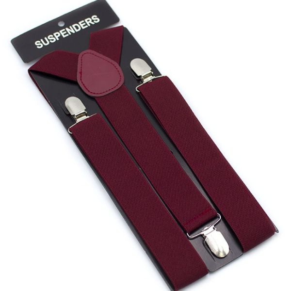 Dansky Suspenders Men Colorful Y Back 2.5cm Braces Adjustable Straps for Pants Jeans Women Skirt Dress Accessory Gift