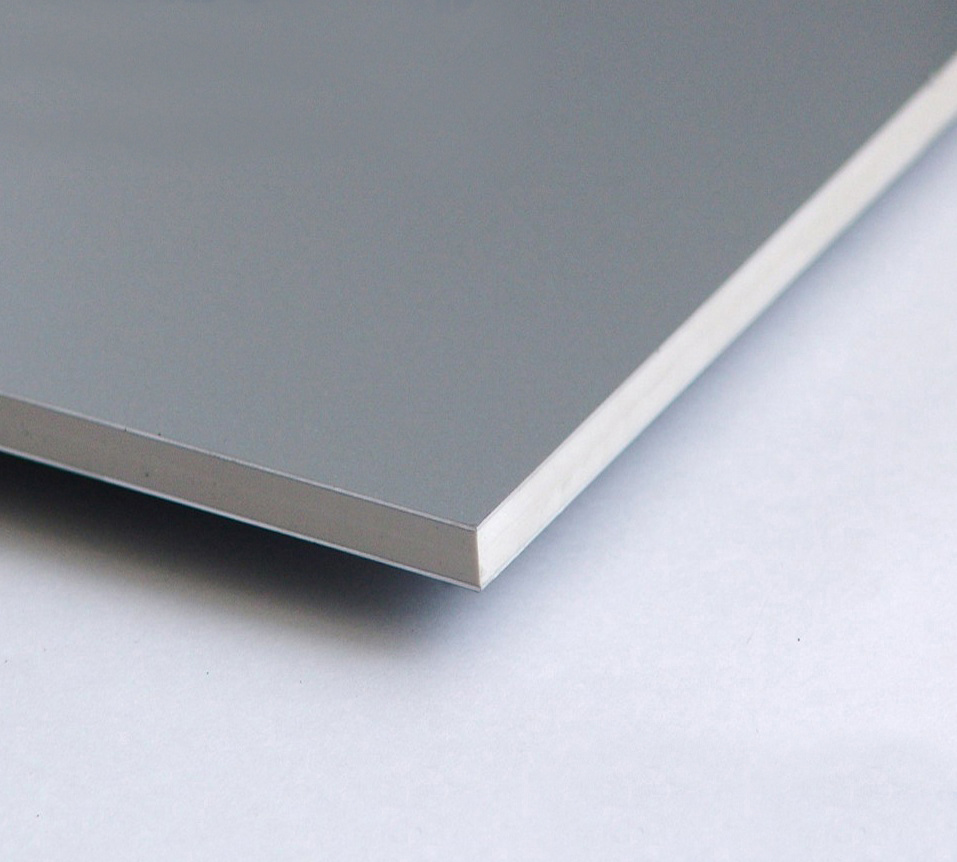 Black B1 Fireproof Aluminum Composite Panel 3mm - 7mm Fire Resistant Acp