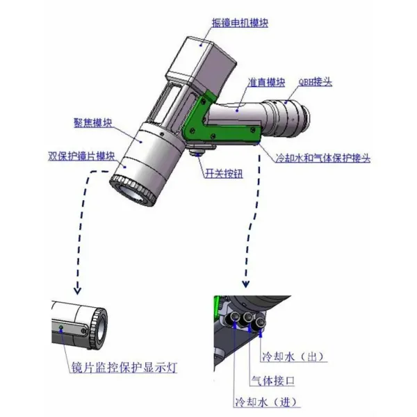 3000W Handheld Laser Cleaning Machine for Rust Cleaning