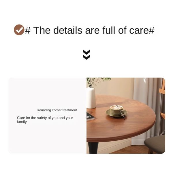Living Room Coffee Table Household Small Round Table Coffee Table Tulip Design Durable Corner Table with Carbon Steel Frame