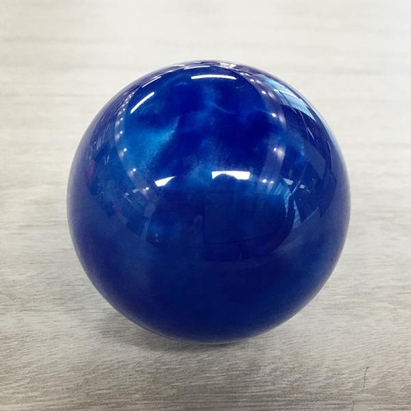 Folk Art Cloudy Crystal Ball , Resin Custom Marble Ball