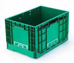 China Versatile Bule Foldable Storage Bin Basket With Removable Inserts for Car 400*300*230mm on sale