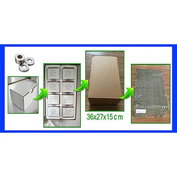 Professional Rare Earth Neodymium Magnet Ring NiCuNi Coating Type with Hole