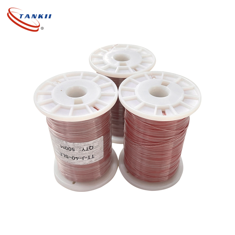 40AWG 0.08mm J Type Thermocouple Cable with PFA Insulation and Jacket for Small Space Temperature Measurement