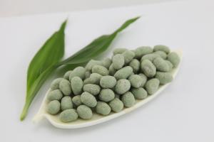 Buy cheap Thai Wasabi Powdered Sugar Peanuts Round Green Color Health Certifiacted product