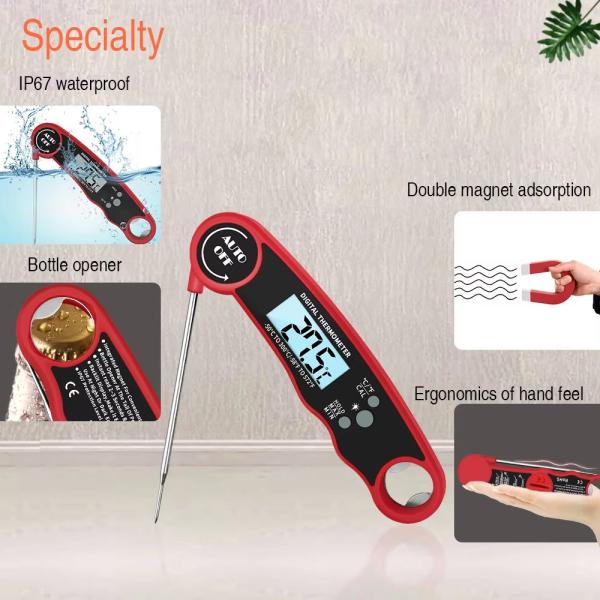 DTH-138R Instant Read Meat Thermometer Digital Kitchen Cooking Food BBQ Candy Oven Thermometer