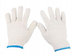 Buy cheap 10 Gauges 50grams Natural White Work Cotton Gloves product