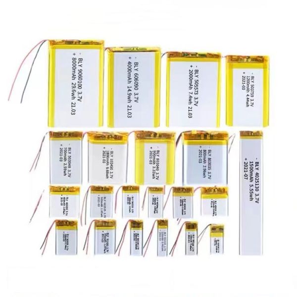 XL 803048 High Temperature 80 3.7V 1200mAh Li-Polymer Battery Cell Rechargeable 8x30x48mm 500 Cycles Portable Power Bank Speaker