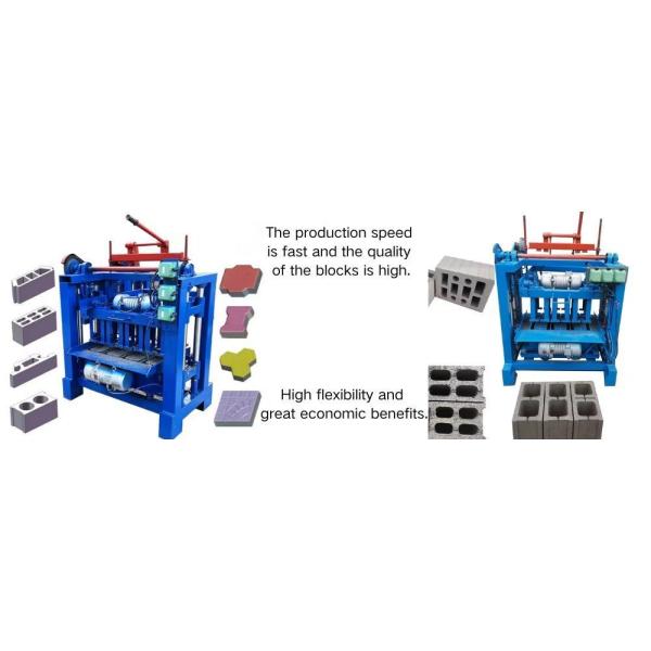 High Density Vibration Hollow Solid Concrete Cement Paving Interlock Brick Machine