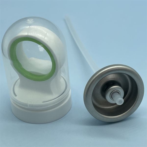 Even Spray Pattern Child Safe Lock Cap Fine Mist Dispensing Aerosol Valve for Sunscreen and Personal Care