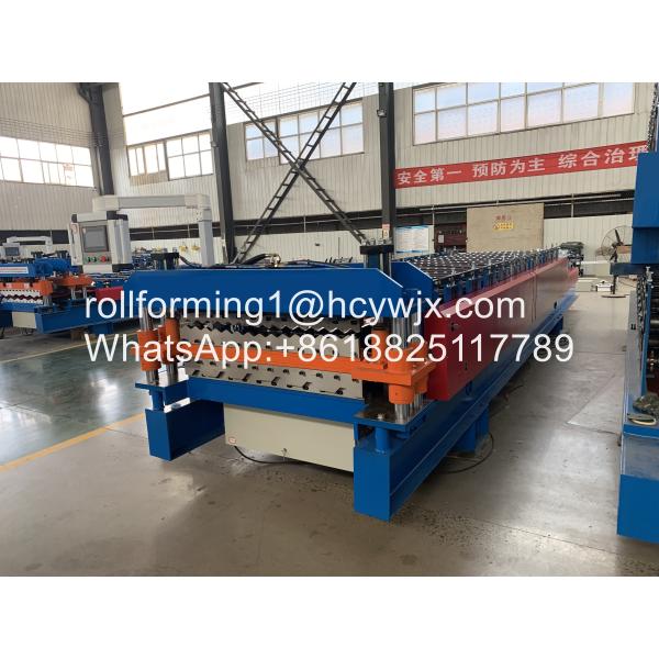 Feeding Table 15m/Min Double Layer Roofing Sheet Roll Forming Machine