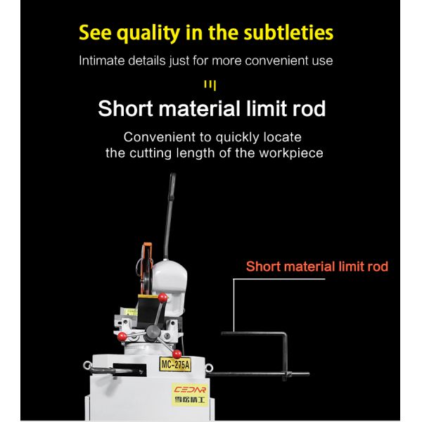 The MC-275A Manual Pipe Cutting Machine Made in Jiangsu, China Has a Smooth Cutting Surface Without Burrs