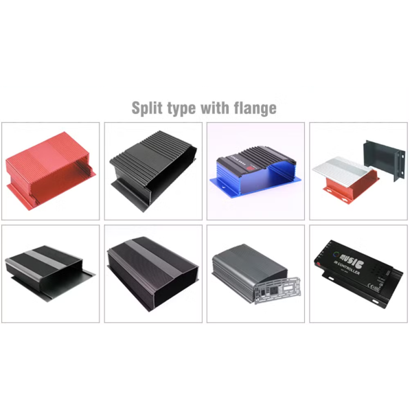 Aluminum Anodized Extrusion Enclosure Electronics Control Cabinet Distribution Box