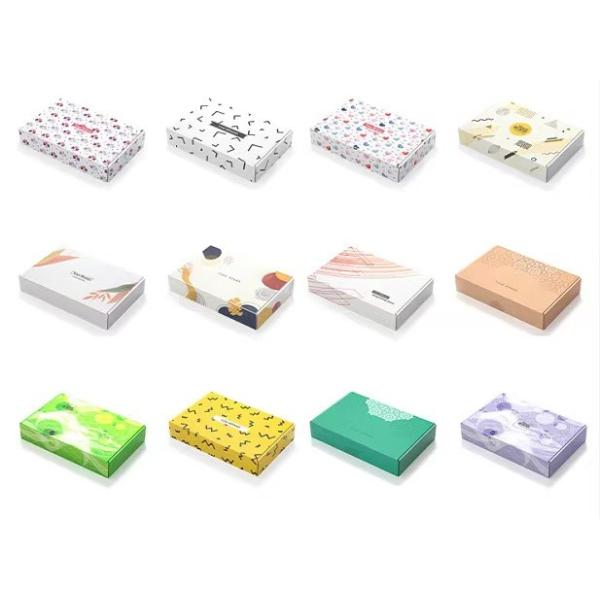 Biodegradable Glossy Lamination Corrugated Paper Box Small Corrugated Shipping Boxes