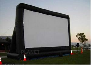China Open Air Inflatable Movie Screen Double Stitching AC 110V / 220V Supply Voltage on sale
