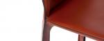 Leather Upholstery Mario Bellini Cab Armchair , Multi Color Bellini Bar Stool