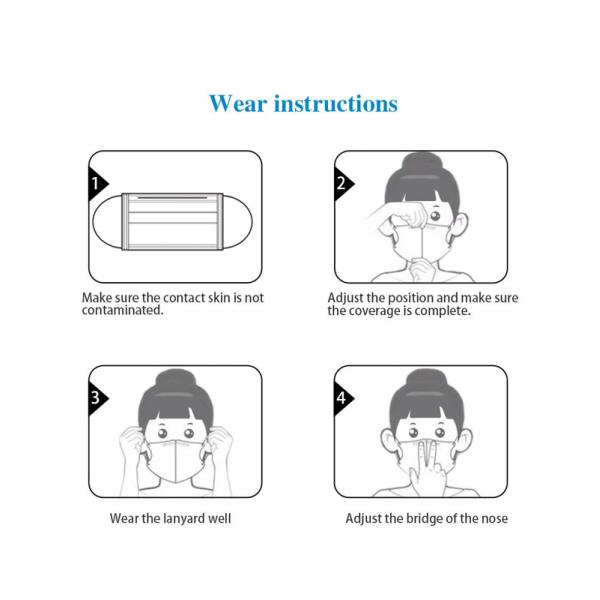 Flu Protect Earloop Procedure Masks 3 Ply Breathing Sterile Disposable Mask