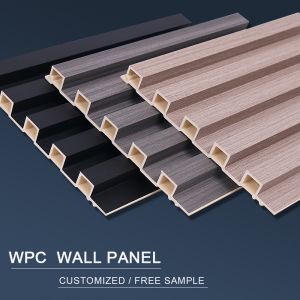 Hot Sale Customized Design 3d WPC Wall Panel Composite Wall Panel For Indoor Decoration