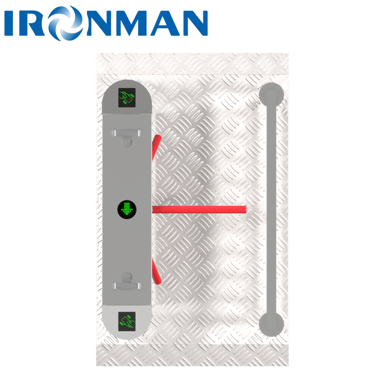 Fire Safety Linked Tripod Turnstile for Emergency Evacuation Automatic Unlock Access Control for Smart Buildings Factories & Malls