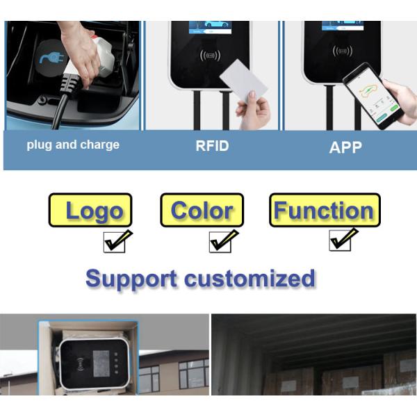 TUV CE Electric Vehicle Charge Station EV Charger Type 2 Single Phase Fast Charging