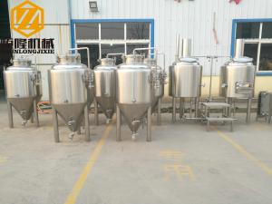 Customized Industrial Brewing Equipment , Small / Medium Size Beer Brewing System