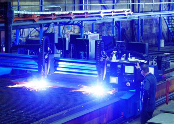 Quality Gantry type High Performance CNC Plasma Cutting Machine with Hypertherm EDGE PRO CNC system and Truehole System for sale