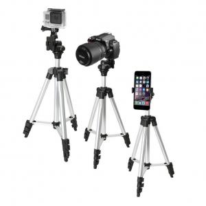 China 40 Inch Aluminum Camera Tripod + Universal Smartphone Holder Mount for iPhone 6s 6 6 Plus 5s 5, Samsung Galaxy S6 S6 on sale