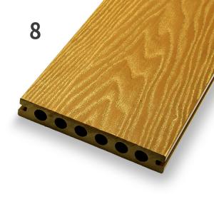 Three Dimensional 3D Composite Decking Waterproof WPC 3D Board CE