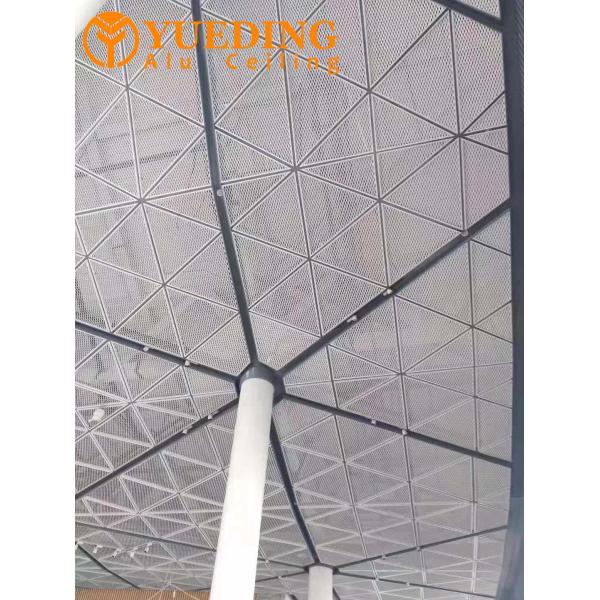 Exterior Wall Stretched Aluminum Mesh Panel Integrates Decoration Heat Dissipation