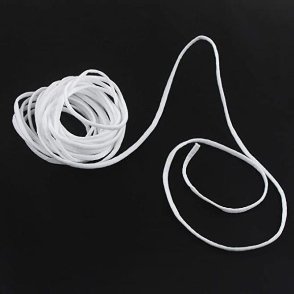 White Earloop Cord Ear Tie Rope Face Mask Materials Handmade String For Mask Sewing