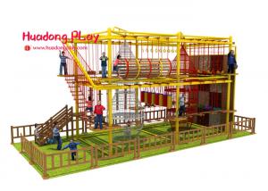 Kindergarten Indoor Adventure Playground , Fun Indoor Playground Climbing Frames