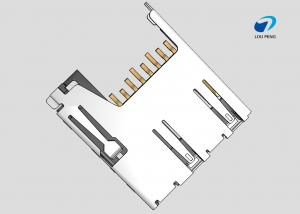 Buy cheap SD Card Connectors, Secure Digital Compatible Card, 8 Position, Surface Mount, Right Angle product