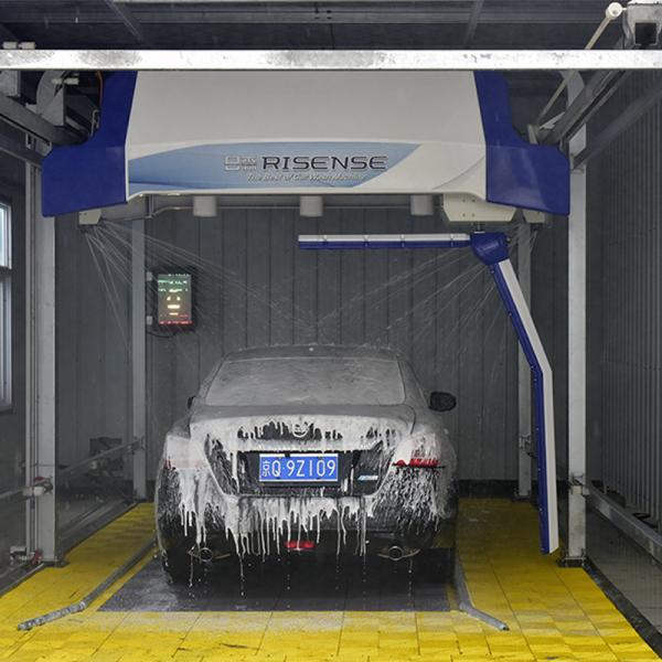 Risense Touch Free Touchless Contactless Brushless Laser 360 Car Wash Machine Price with air Dryer