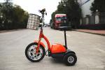 Hand Brake 350w Electric Moped Bike 25 Km/H With Permanent Magnet Brushed DC
