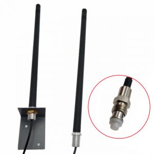 Buy cheap GSM External Omni Rubber Duck Slim Screw 4G LTE Antenna With Wall Mount Bracket product