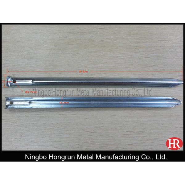 30cm U shaped steel tent pegs